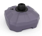 Mini Pro Push-up Sistemli Şemsiye 210x210 Bahçe Balkon Plaj Şemsiyesi Antrasit - 2