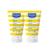Mustela SPF 50+ Çok Yüksek Koruma Faktörlü Güneş Losyonu 100 ml 2 Adet - 1