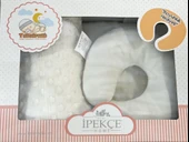 İpekçe Home Tomurcuk Bebek Battanniyesi Boyunluklu 90 X 110 Cm Krem Renk - 1