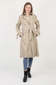 NARİKA Kolu Apaletli Şık Yeni Sezon Trençkot - 1