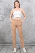 NARİKA Yüksek Bel Likralı Kumaş Pantolon - 1