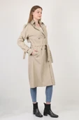 NARİKA Kolu Apaletli Şık Yeni Sezon Trençkot - 2