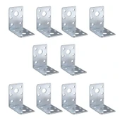 (10 ADET) Mobilya Eşya Dolap Duvara Sabitleyici Köşebent Bağlantı Aparatı L Demiri Gönye 60x60x45 Mm thumbnail 3