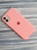 İphone 11 Kılıf Logolu Lansman Şeker Pembe - 1