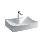 LENA TEZGAH ÜSTÜ ÇANAK LAVABO E-3034 BEYAZ thumbnail 1