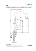 ECA LUNA KUĞU LAVABO BATARYASI GECBT3105 - 2