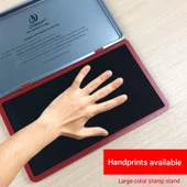 El Istampası Büyük Boy 225*130mm Siyah Mürekkep Pedi  9898 thumbnail 1