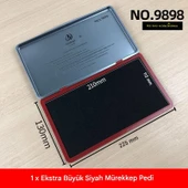 El Istampası Büyük Boy 225*130mm Siyah Mürekkep Pedi  9898 thumbnail 2
