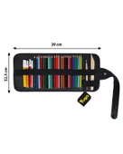 Yuga Suni Deri 36 Gözlü Rulo Kalemlik - 6