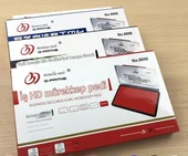 El Istampası Büyük Boy 225*130mm Kırmızı Mürekkep Pedi  9898 thumbnail 2