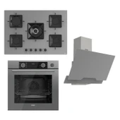 Ferre Steamart Ss Serisi Gri Set (ss038 + Xe64cpr +d065 ) -75'lik Seri - 1