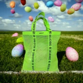 DKN-Donna Karan Fileli-Plaj-Çantası-Genişlik-42-Derinlik-43-cm büyük boy VİNTAGE - 2