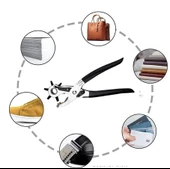 6 BAŞLIKLI Kemer Delme, Delik Açma Pensesi ( MADE IN İTHAL) thumbnail 4