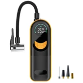 Coofbe 4000Mah Şarjlı 60W 150PSİ Motosiklet Bisiklet Oto Lastik Şişirme Pompası Hava Kompresörü - 1