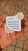 Mother's Day -Anneler Günü Tebrik Kartı 4 Lü Özel Kesim Kartlar-ANNE-03 - 5