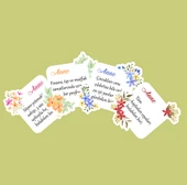 Anneler Günü Tebrik Kartı 4 Lü Özel Kesim Kartlar-ANNE-002 thumbnail 1