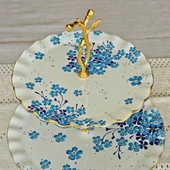 Glore Safir Altın Yaldızlı Cam Kurabiyelik - 3