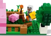 LEGO Minecraft Yavru Domuz Evi 21268 – 7 Yaş ve Üzeri Çocuklar için Kahraman Figürü, Yaratıklar ve Orman Biyomu İçeren Ç - 4