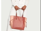 Victoria's Secret Şeftali Renk-Tote-Büyük Boy-günlük Ve Gece-Trent-Kol Çantası - 3