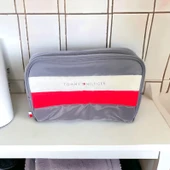 tommy hilfiger erkek seyehat  el çantası genişlik 21 derinlik-12 cm - 2