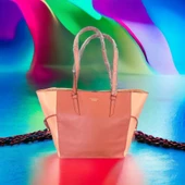 Victoria's Secret Şeftali Renk-Tote-Büyük Boy-günlük Ve Gece-Trent-Kol Çantası - 4