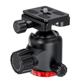 JUSINO BE-36 Profesyonel Tripod Kafası - 12 kg Taşıma Kapasitesi - CNC Alüminyum - Panoramik Hareket - Arca-Swiss Uyumlu - 3
