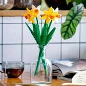 LEGO Iconic Nergis 40747- Dekoratif, Koleksiyonluk ve Sergilenebilir Çiçek Modeli Yapım Seti (216 Parça) - 2