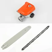 Motorlu Dal Budama Testeresi Aparatı Makinesi Tırpan Ucu Makası Dal Kesme Bağ Üzüm Çubuk Budama thumbnail 3