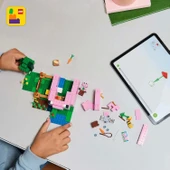 LEGO Minecraft Yavru Domuz Evi 21268 – 7 Yaş ve Üzeri Çocuklar için Kahraman Figürü, Yaratıklar ve Orman Biyomu İçeren Ç - 3
