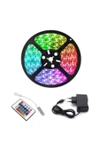 RBG  Rgb Şerit Led Iç Ve Dış Mekan 5 Metre Kumandalı - 1