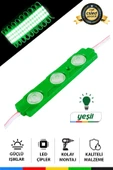 CSled  DC12V 1.5W Yeşil LED Modül 1 Adet Su Geçirmez Yapışkanlı Reklam Tabelası Dekoratif Işık - 1