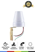CSled  Fotosel Rölesi – IP44 Işık Sensörü, 220-240V Otomatik Aydınlatma Kontrolü - 1