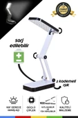 CSled  Şarjlı Robot LED Masa Lambaları – Katlanabilir, Portatif, Kamp & Ders Çalışma Işığı (24 LED) - 1