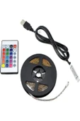 Moonix  Tv Arkası Uzaktan Kumandalı RGB Led Şerit Aydınlatma Seti 16 Renk 1-3-5 Metre Seçenekleri - 5