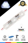CSled  12V 1.08W Samsung  Beyaz 6500K Geniş Açı LED  50 Adet Su Geçirmez Yapışkanlı Reklam Işık - 1