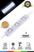 CSled  DC12V 1.5W 200 ADET Beyaz LED Modül Su Geçirmez Yapışkanlı Reklam Tabela Işık - 1