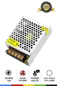 CSled  12 Volt 5 Amper Metal Kasa Adaptör – Geniş Kasa Güç Kaynağı - 1
