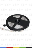CSled  12V İç Mekan M/60 5050 Mavi LED Şerit – 5 Metre, Kesilebilir ve Eklenebilir - 5
