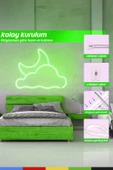 CSled  12V İç ve Dış Mekan Yeşil Neon LED Şerit – 5 Metre Esnek Silikon Neon  (1 cm’de Bir Kesilebilir) - 6