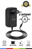 CSled  12V 2A Priz Tipi Adaptör – 5.5x2.5 mm Uçlu, Plastik Kasa, Güvenilir Güç Kaynağı - 1