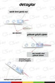 CSled  DC12V 1.5W 200 ADET Beyaz LED Modül Su Geçirmez Yapışkanlı Reklam Tabela Işık - 6