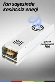 CSled  12V 30 Amper 360 Watt Metal Fanlı Dar Kasa Adaptör – Güçlü ve Güvenilir İç Mekan Kullanımı - 2