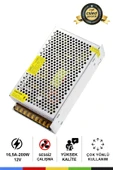CSled  12 Volt 16,5 Amper Metal Kasa Adaptör – Geniş Kasa Güç Kaynağı - 1