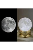 ELBA  3d Standlı Ay Gece Lambası (36 Cm Çap) - 6