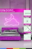 CSled  12V İç ve Dış Mekan Pembe Neon LED Şerit – 5 Metre Esnek Silikon Neon  (1 cm’de Bir Kesilebilir) - 7