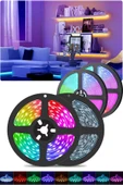 TECHNOFAST  Şerit Led Rgb 16 Renk Uzaktan Kumandalı Tak Çalıştır 10 m 12 Volt - 1