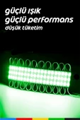 CSled  DC12V 1.5W Yeşil LED Modül 1 Adet Su Geçirmez Yapışkanlı Reklam Tabelası Dekoratif Işık - 3