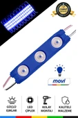 CSled  DC12V 1.2W Sarı LED Modül 100 Adet Su Geçirmez Yapışkanlı Reklam Tabelası Dekoratif Işık - 1