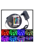 Technomax  Led Animasyonlu 3 Renk Tak Çalıştır Kumandalı Trafolu Rgb Şerit Işık Aydınlatma 5 Metr - 3