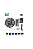 Cata  Rgb Şerit Led Seti 5m 15 Renk + Trafo + Kumanda Ct-4558 - 1